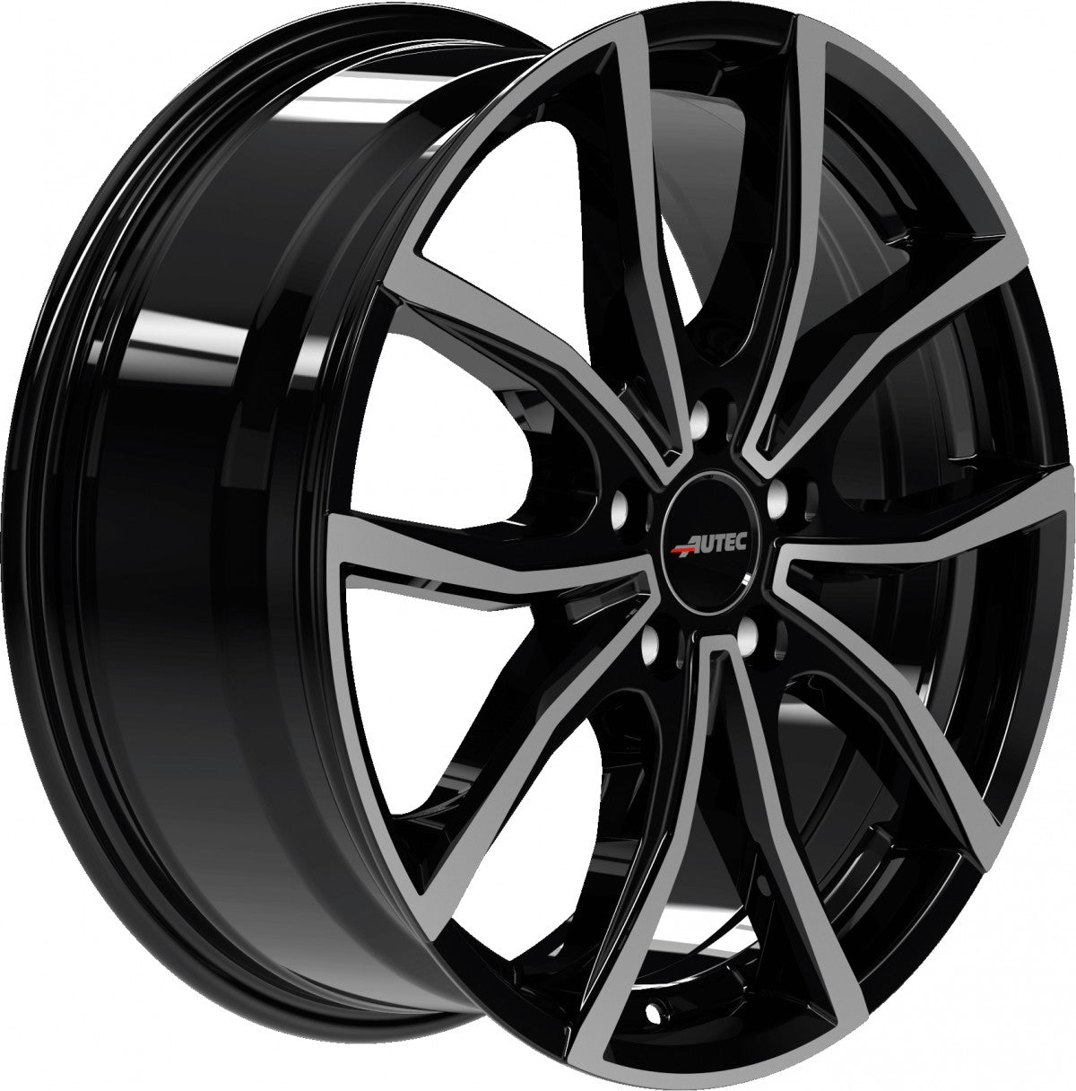 Autec Typ VN - Vidron schwarz poliert 6x15 ET40 - LK5/114.3 ML66.1