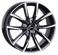 Autec Typ AS - Astana schwarz poliert Alufelge 8x19 Zoll ET45 LK 5x112 ML57.1