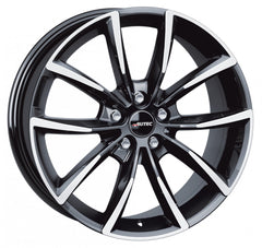 Autec Typ AS - Astana schwarz poliert Alufelge 8x19 Zoll ET45 LK 5x112 ML57.1
