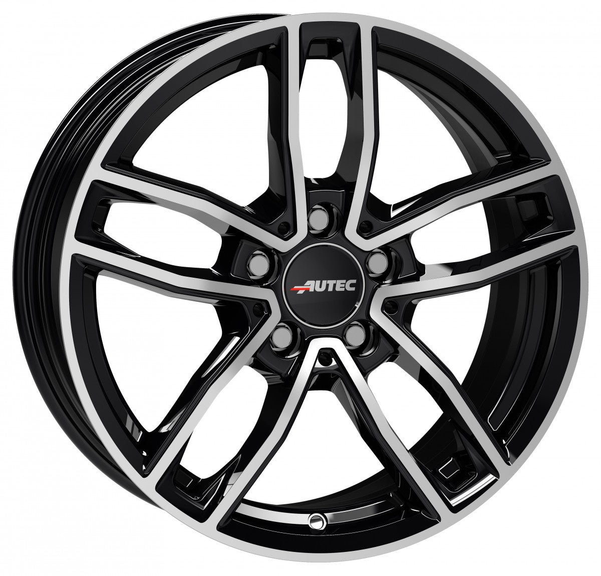 Autec Typ MC - Mercador schwarz poliert 8x18 ET32.5 - LK5/112 ML66.5