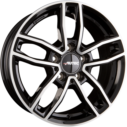 Autec Typ MC - Mercador schwarz poliert Alufelge 8x19 Zoll ET32.5 LK 5x112 ML66.5 – Bild 5