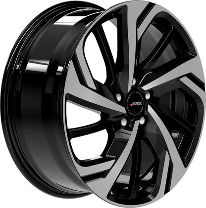 Autec Typ RX - Rixon schwarz poliert 9x19 ET34 - LK5/112 ML66.5