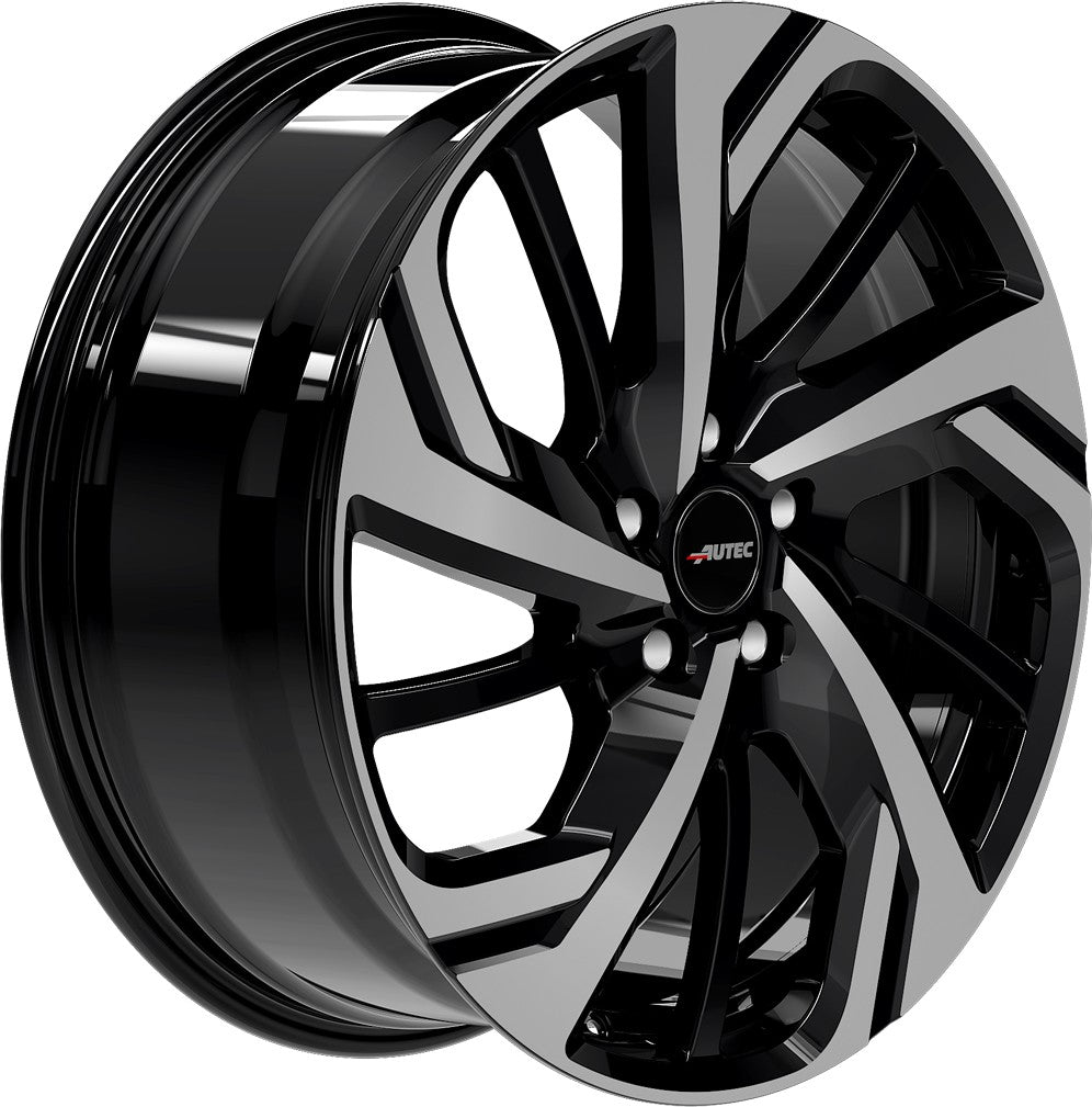 Autec Typ RX - Rixon schwarz poliert 7x18 ET47.5 - LK5/108 ML63.3
