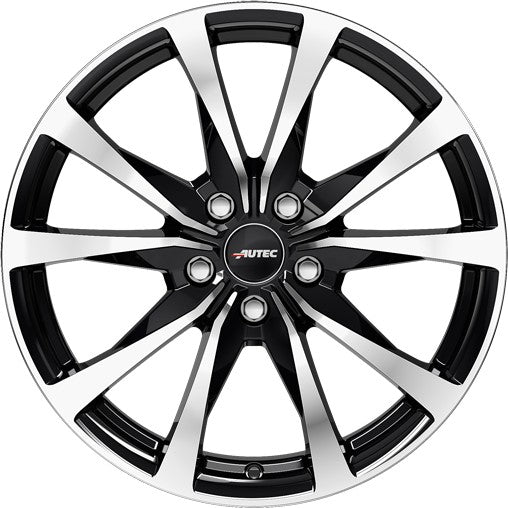 Autec Typ BX - Brixen schwarz poliert 7.5x18 ET50.5 - LK5/108 ML63.3