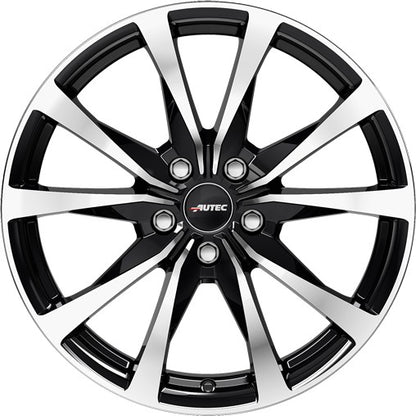 Autec Typ BX - Brixen schwarz poliert 8x19 ET42 - LK5/114.3 ML66.1