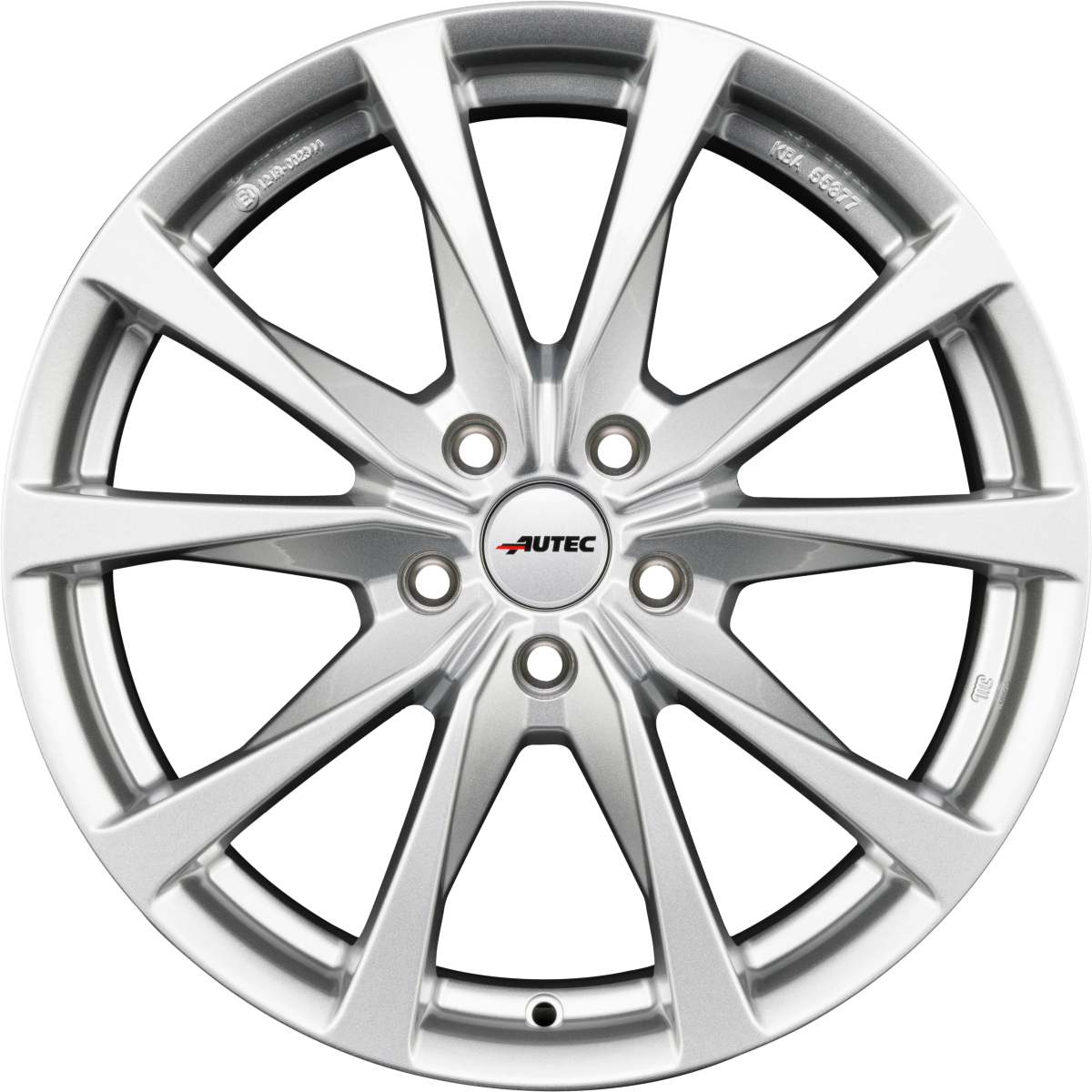 Autec Typ BX - Brixen brillantsilber Alufelge 6.5x16 Zoll ET41 LK 5x112 ML57.1 – Bild 4