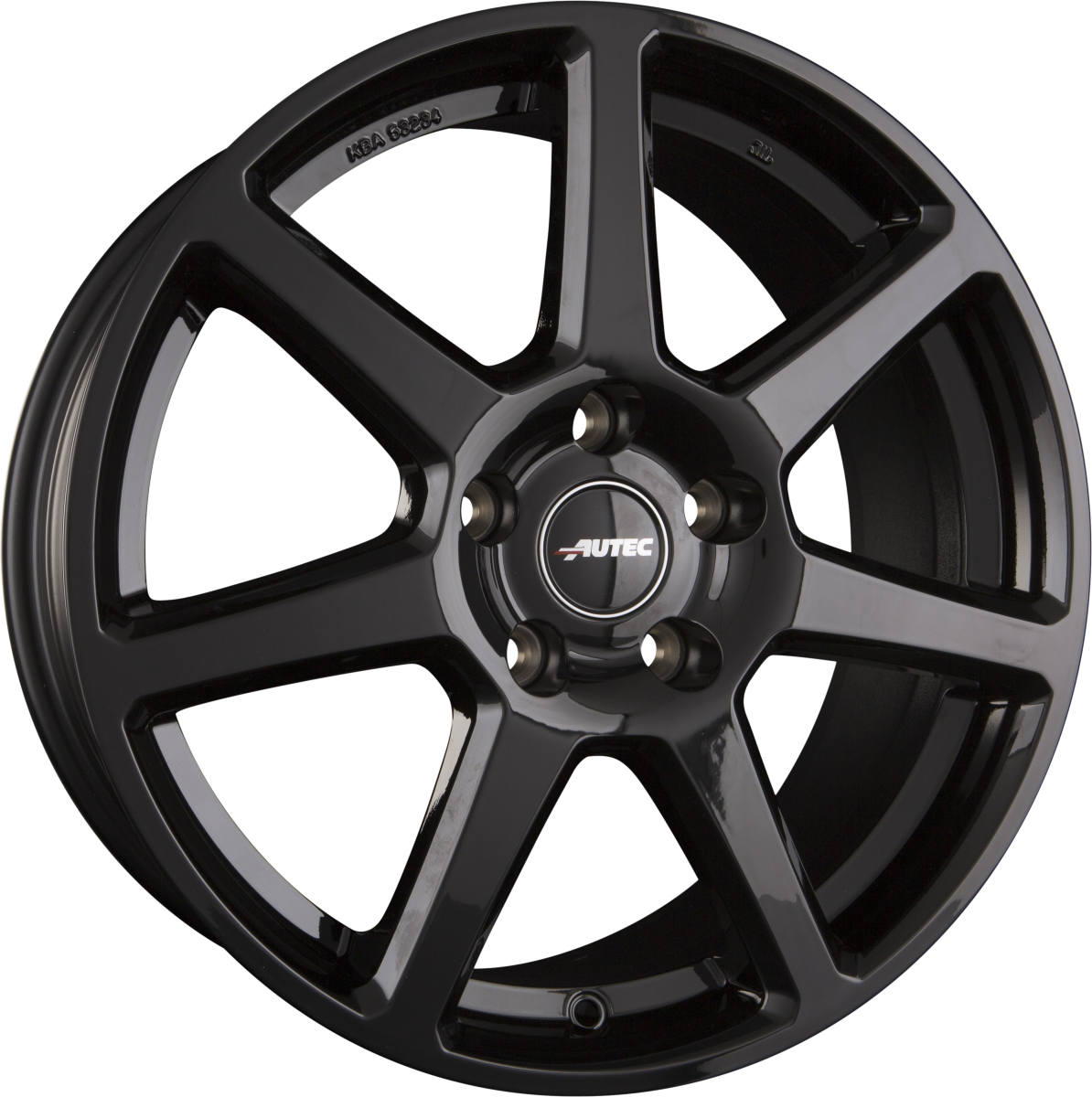 Autec Typ TL - Tallin schwarz Alufelge 7x16 Zoll ET43 LK 5x112 ML57.1 – Bild 4