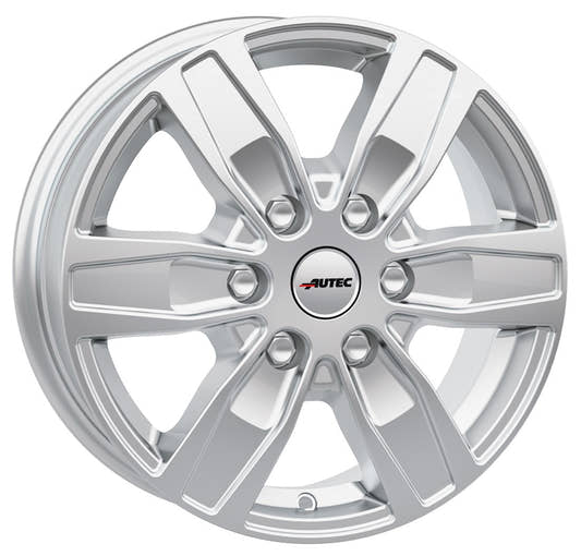 Autec Typ Q - Quantro 6-Loch brillantsilber 6.5x16 ET50 - LK6/120 ML74.6