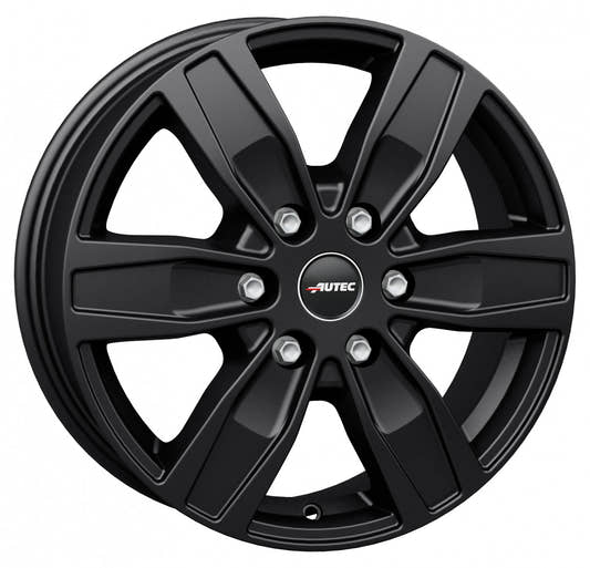 Autec Typ Q - Quantro 6-Loch schwarz matt 6.5x16 ET50 - LK6/120 ML74.6