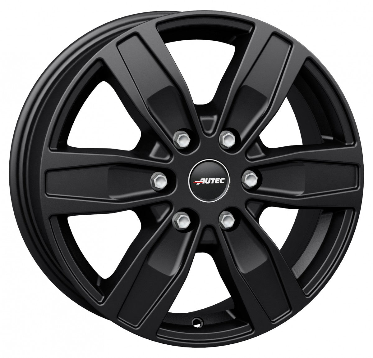 Autec Typ Q - Quantro 6-Loch schwarz matt 6.5x16 ET50 - LK6/120 ML74.6