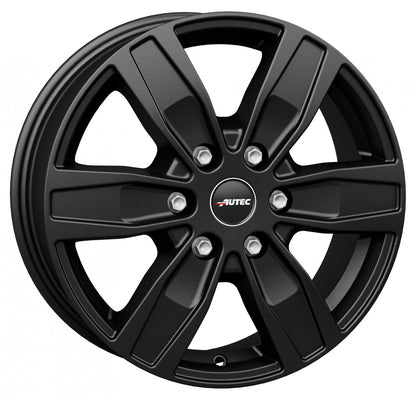 Autec Typ Q - Quantro 6-Loch schwarz matt 7x17 ET45 - LK6/120 ML74.6