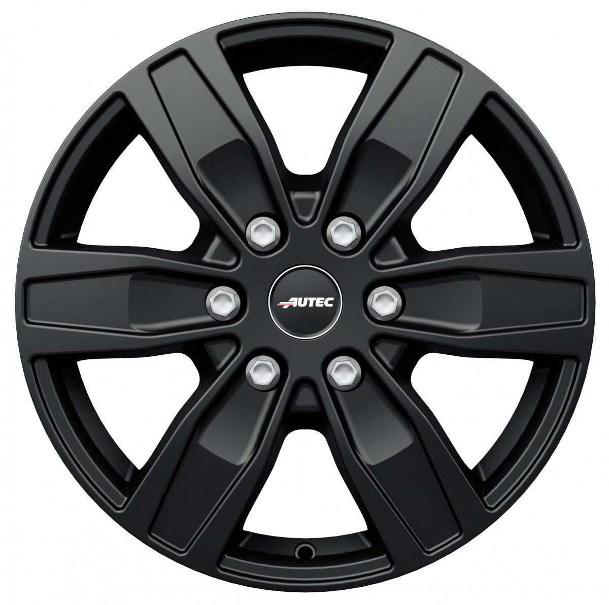 Autec Typ Q - Quantro 6-Loch schwarz matt 7x17 ET45 - LK6/120 ML74.6
