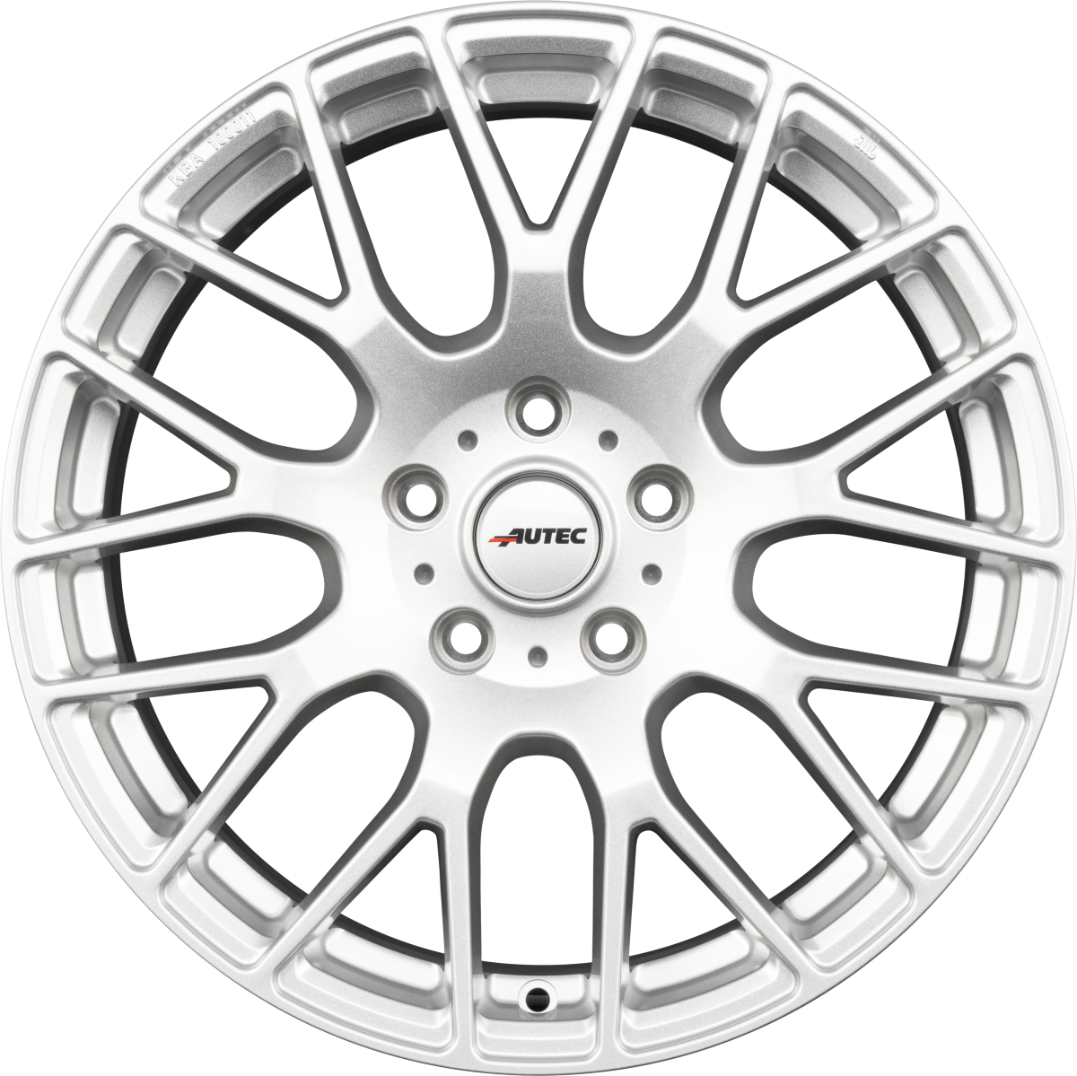 Autec Typ NH - Nimah brillantsilber Alufelge 8x19 Zoll ET43 LK 5x108 ML70 – Bild 4