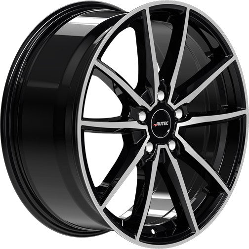 Autec Typ SK - Skara schwarz poliert 7.5x17 ET43 - LK5/112 ML66.6