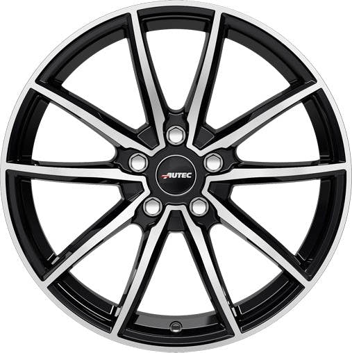 Autec Typ SK - Skara schwarz poliert 7.5x18 ET25 - LK5/112 ML66.6