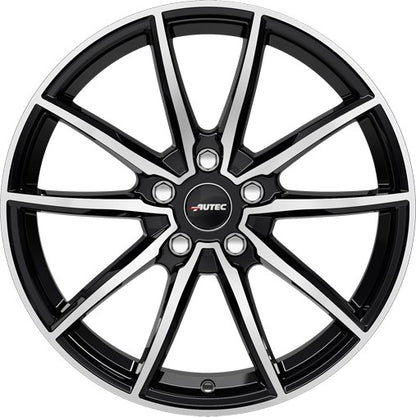 Autec Typ SK - Skara schwarz poliert 7.5x18 ET50 - LK5/112 ML66.6