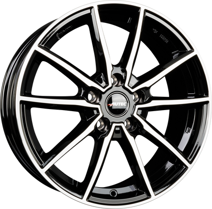 Autec Typ SK - Skara schwarz poliert Alufelge 8.5x19 Zoll ET26 LK 5x112 ML66.6 – Bild 5
