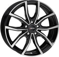 Autec Typ VN - Vidron schwarz poliert Alufelge 6.5x17 Zoll ET32 LK 5x114.3 ML66.1