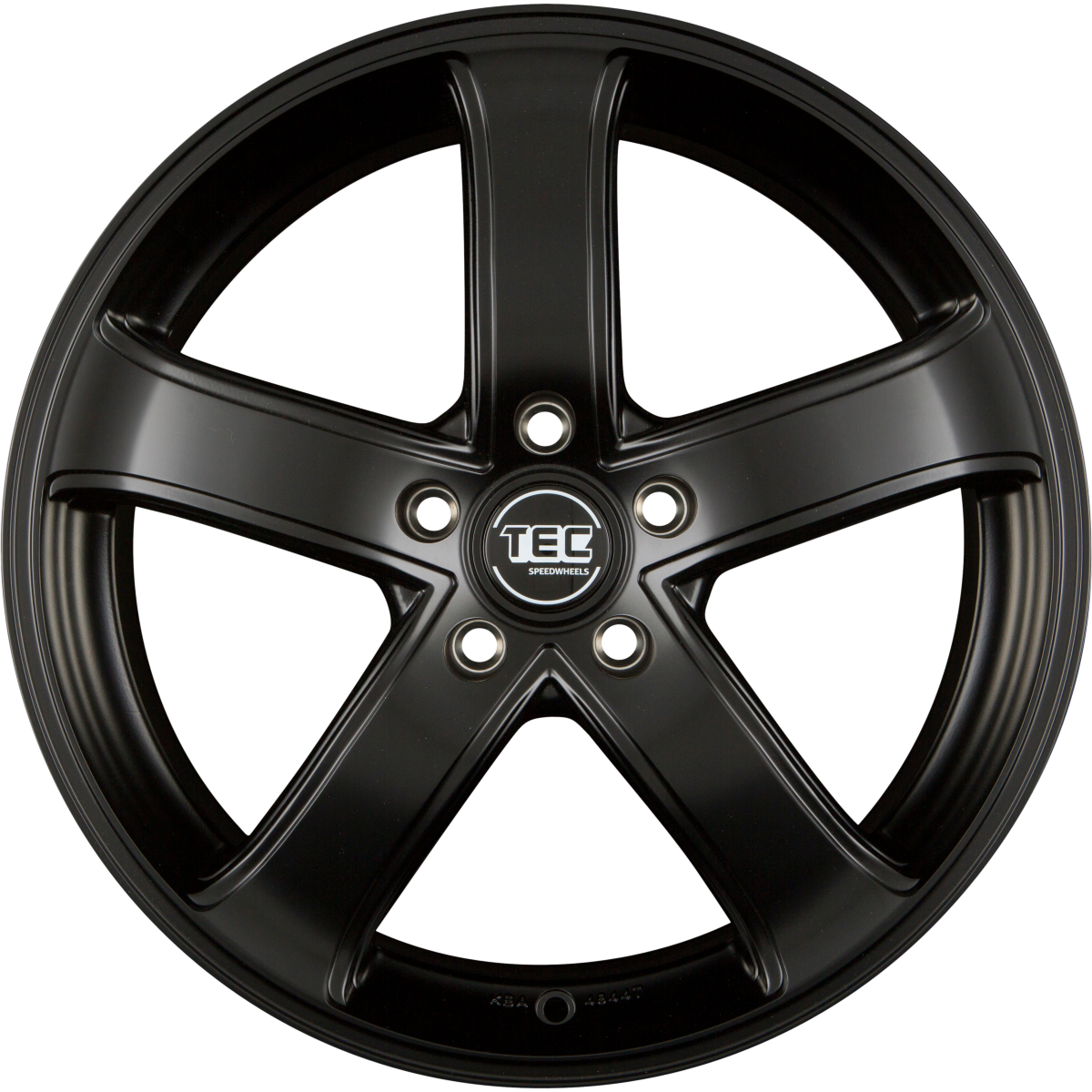 TEC Speedwheels AS1 Schwarz Seidenmatt (MB) Alufelge 6.5x16 Zoll ET50 LK 5x114.3 ML72.5
