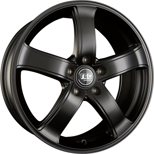 TEC Speedwheels AS1 Schwarz Seidenmatt (MB) Alufelge 6.5x16 Zoll ET50 LK 5x114.3 ML72.5 – Bild 2