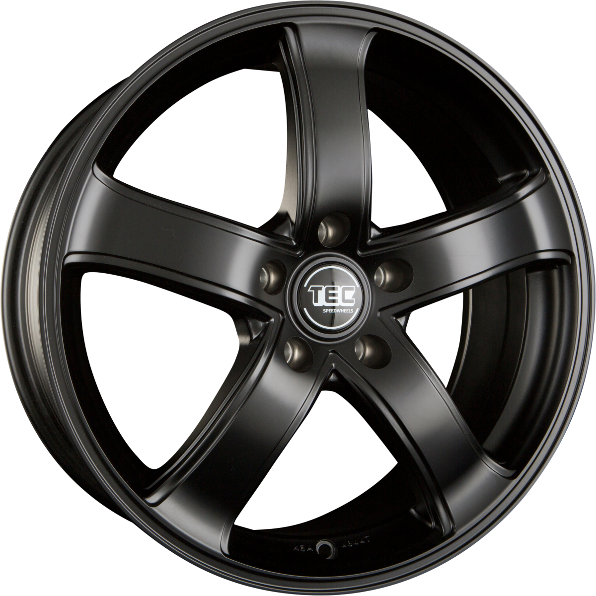 TEC Speedwheels AS1 Schwarz Seidenmatt (MB) Alufelge 6.5x16 Zoll ET50 LK 5x114.3 ML72.5 – Bild 2