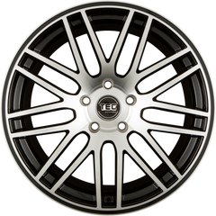 TEC Speedwheels GT1 Schwarz Glanz Frontpoliert (BMF) Alufelge 9x20 Zoll ET38 LK 5x114.3 ML72.5