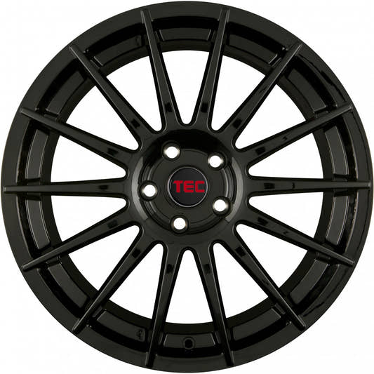 TEC Speedwheels AS2 black glossy Alufelge 8x18 Zoll ET35 LK 5x115 ML70.2 – Bild 2