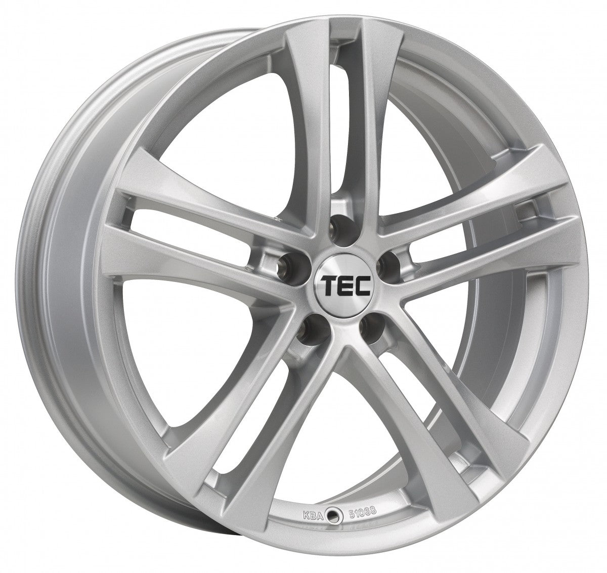 TEC Speedwheels AS4 brillant-silber Alufelge 7.5x17 Zoll ET45 LK 5x114.3 ML72.5