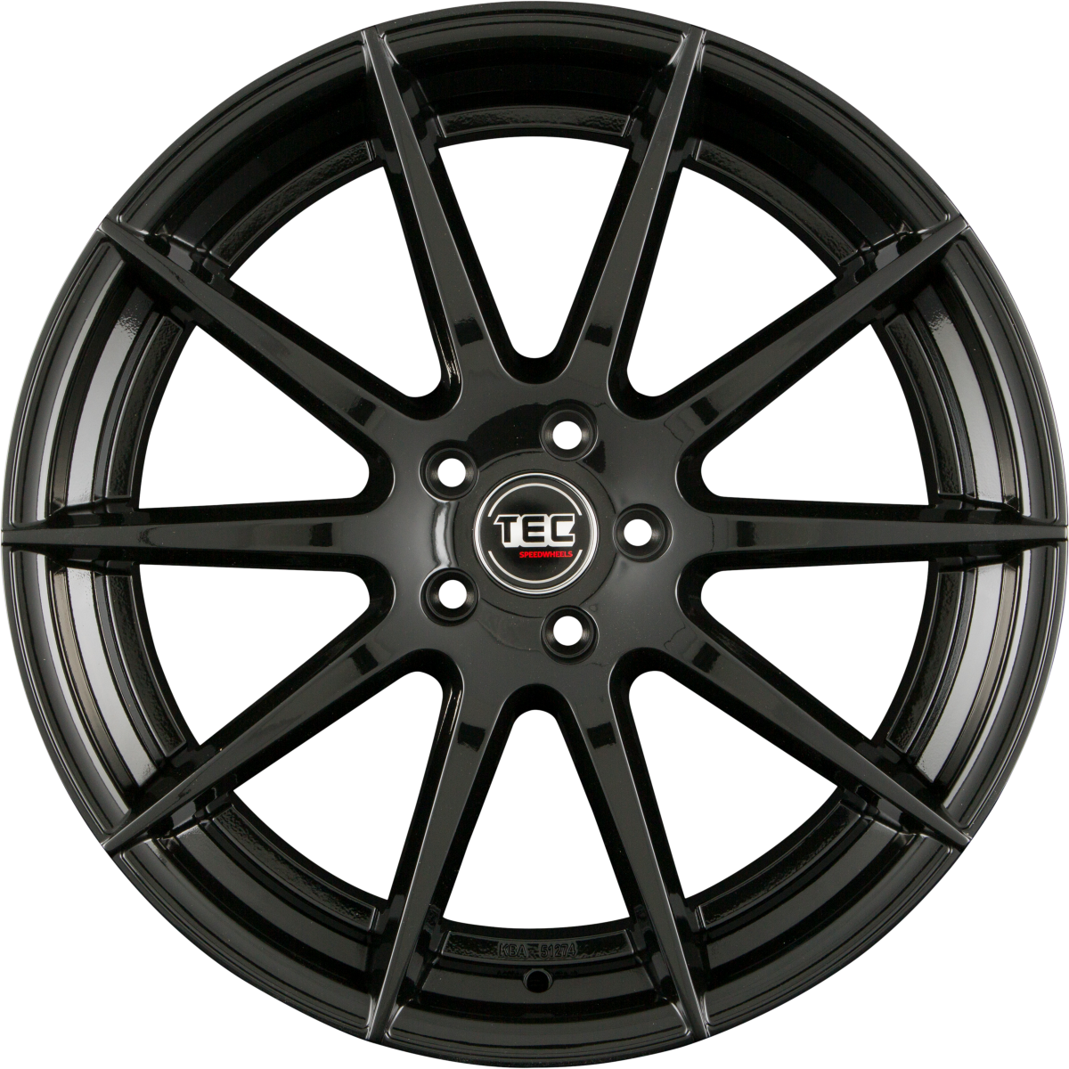 TEC Speedwheels GT7 black-glossy Alufelge 10x20 Zoll ET35 LK 5x112 ML72.5 – Bild 3