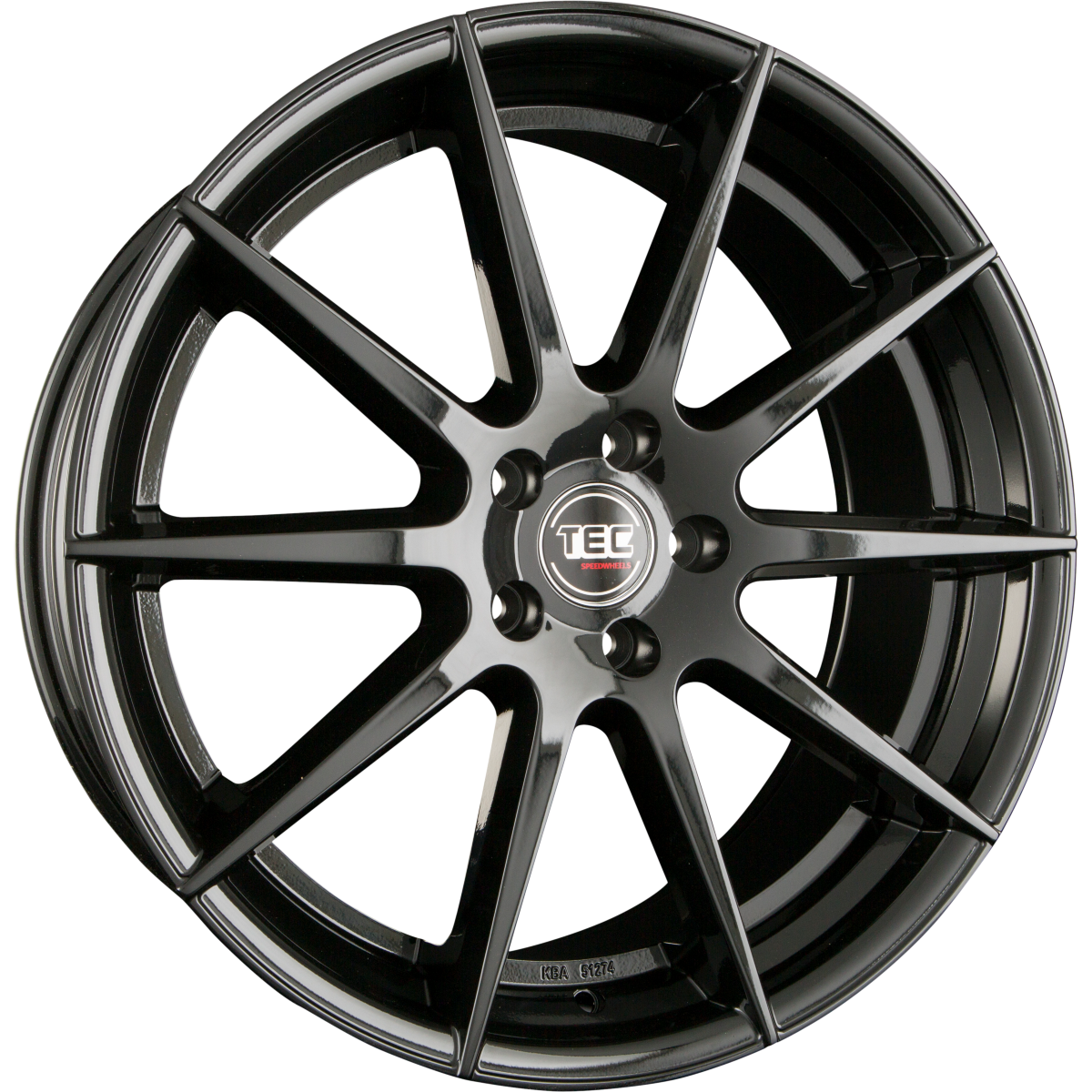 TEC Speedwheels GT7 black-glossy Alufelge 10x20 Zoll ET35 LK 5x112 ML72.5 – Bild 4