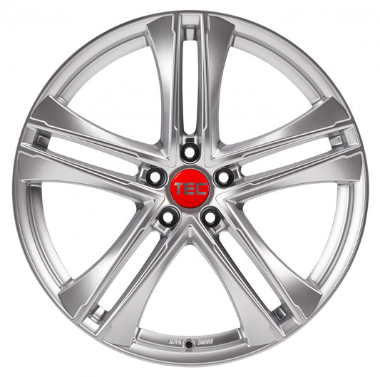 TEC Speedwheels AS4 EVO hyper-silber Alufelge 8x19 Zoll ET45 LK 5x108 ML63.4 – Bild 2