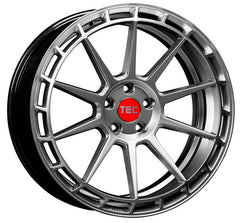 TEC Speedwheels GT8 hyper-silber (links) Alufelge 8.5x19 Zoll ET35 LK 5x110 ML72.5