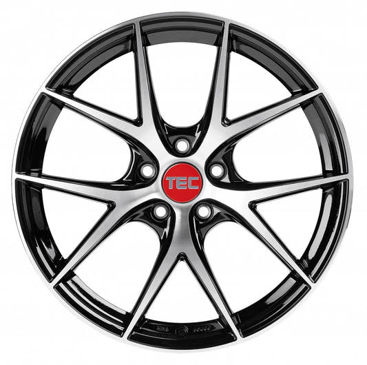 TEC Speedwheels GT6 EVO black-polished Alufelge 8x18 Zoll ET45 LK 5x114.3 ML72.5 – Bild 2