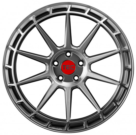 TEC Speedwheels GT8 hyper-silber Alufelge 8x18 Zoll ET45 LK 5x114.3 ML72.5 – Bild 2