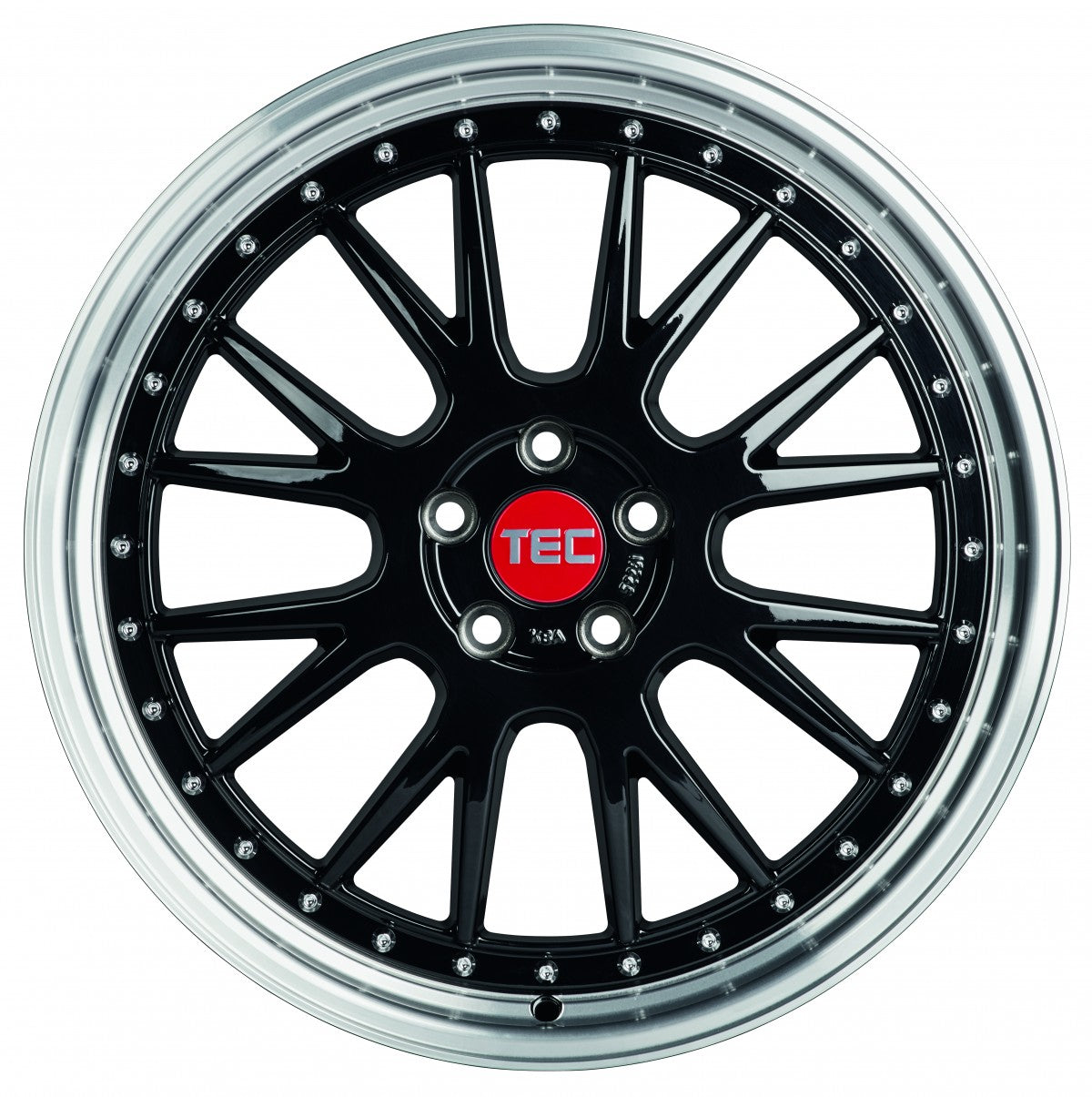 TEC Speedwheels GT EVO black-polished-lip Alufelge 10x20 Zoll ET35 LK 5x112 ML72.5 – Bild 2