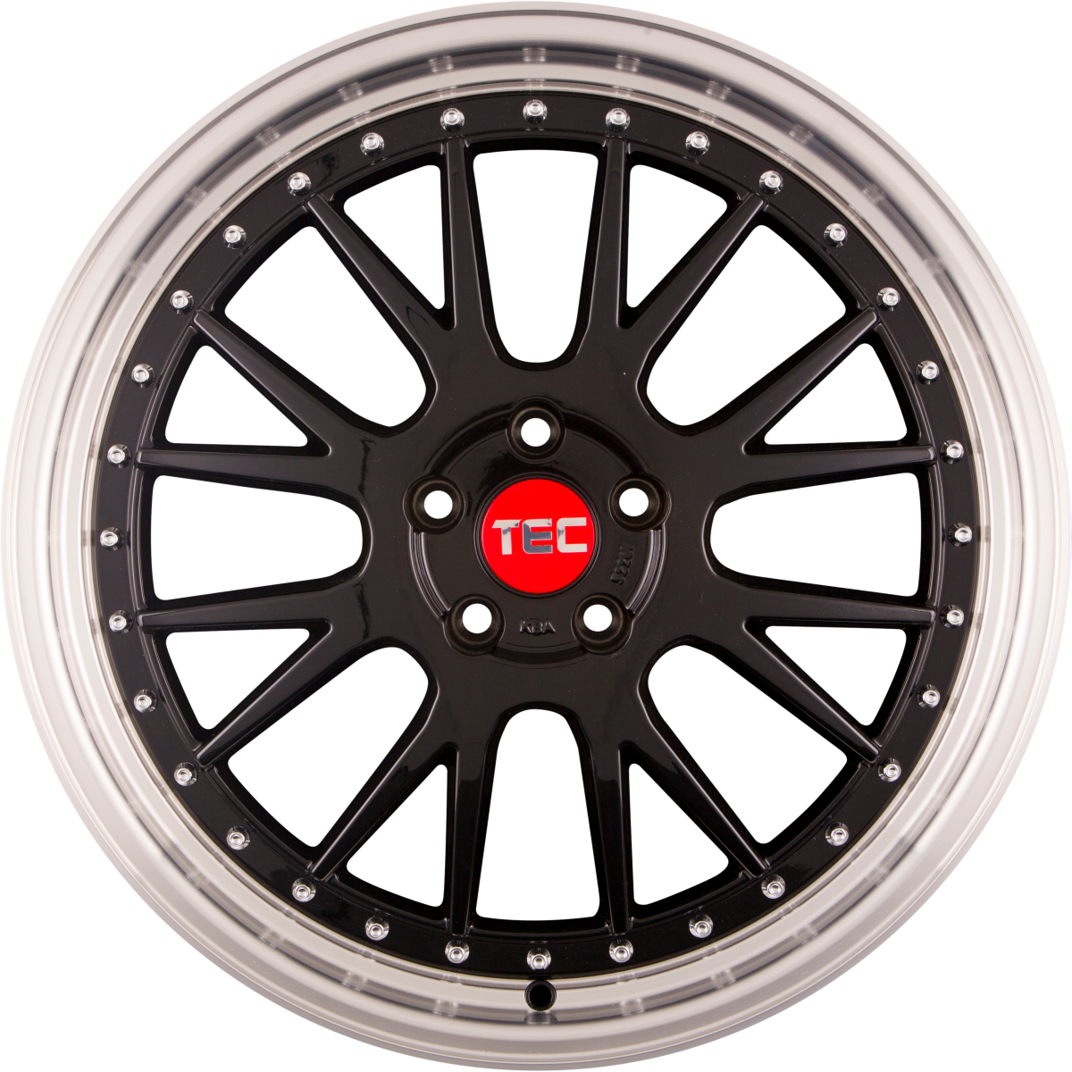 TEC Speedwheels GT EVO black-polished-lip Alufelge 10x20 Zoll ET45 LK 5x120 ML72.6 – Bild 3
