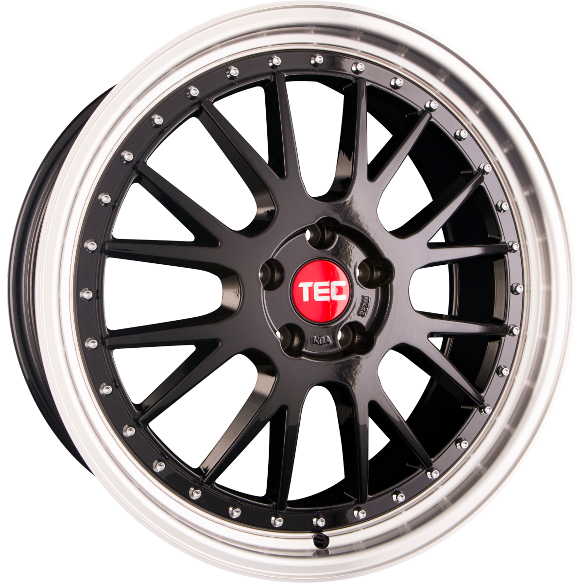 TEC Speedwheels GT EVO black-polished-lip Alufelge 10x20 Zoll ET45 LK 5x120 ML72.6 – Bild 4