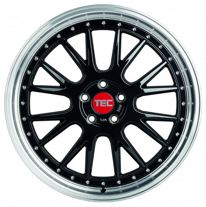 TEC Speedwheels GT EVO black-polished-lip Alufelge 10x20 Zoll ET45 LK 5x120 ML72.6 – Bild 2