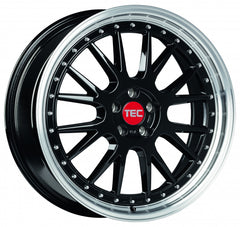 TEC Speedwheels GT EVO black-polished-lip Alufelge 8x18 Zoll ET35 LK 4x100 ML64