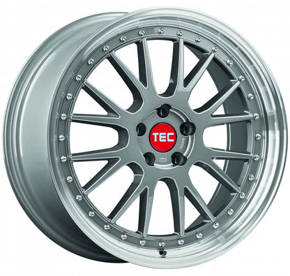 TEC Speedwheels GT EVO titan-polished-lip Alufelge 8x18 Zoll ET35 LK 5x114.3 ML72.5
