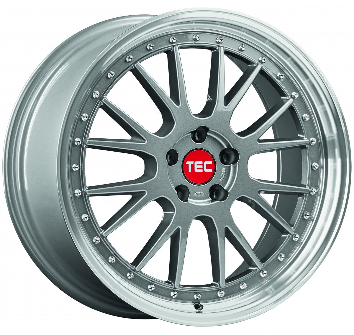 TEC Speedwheels GT EVO titan-polished-lip Alufelge 10x20 Zoll ET45 LK 5x120 ML72.6