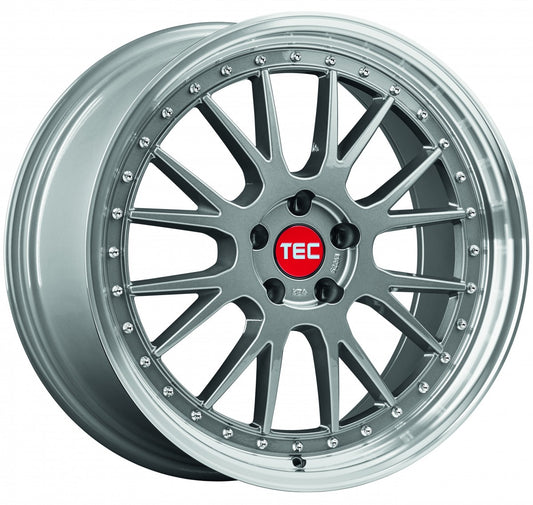 TEC Speedwheels GT EVO titan-polished-lip Alufelge 8.5x19 Zoll ET50 LK 5x120 ML65.1