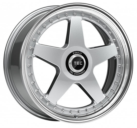 TEC Speedwheels GT EVO-R hyper-silber-hornpoliert Alufelge 8.5x20 Zoll ET40 LK 5x114.3 ML72.5