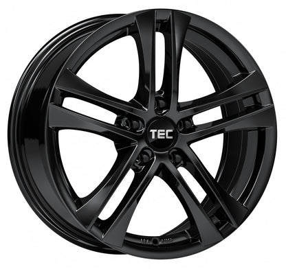 TEC Speedwheels AS4 black glossy Alufelge 6.5x16 Zoll ET54 LK 5x112 ML66.7