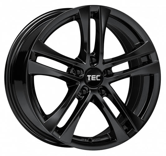 TEC Speedwheels AS4 black glossy Alufelge 7.5x17 Zoll ET38 LK 5x100 ML57.1