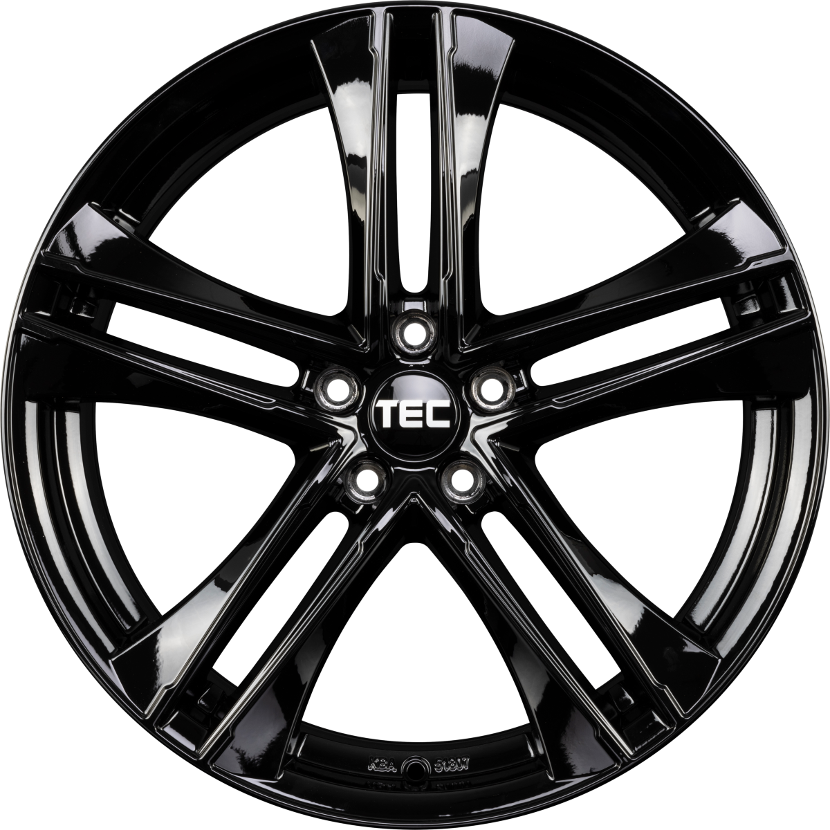 TEC Speedwheels AS4 black glossy Alufelge 8.5x20 Zoll ET45 LK 5x108 ML63.4 – Bild 3