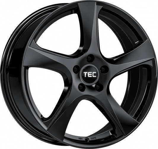 TEC Speedwheels AS5 black glossy Alufelge 7x17 Zoll ET38 LK 5x100 ML57.1