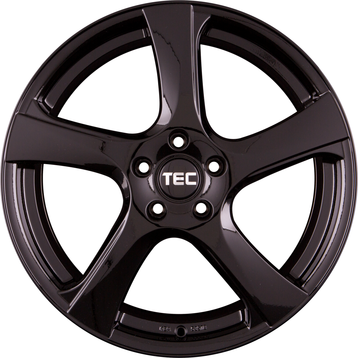 TEC Speedwheels AS5 Schwarz Glanz (BG) Alufelge 7.5x18 Zoll ET38 LK 5x110 ML65.1