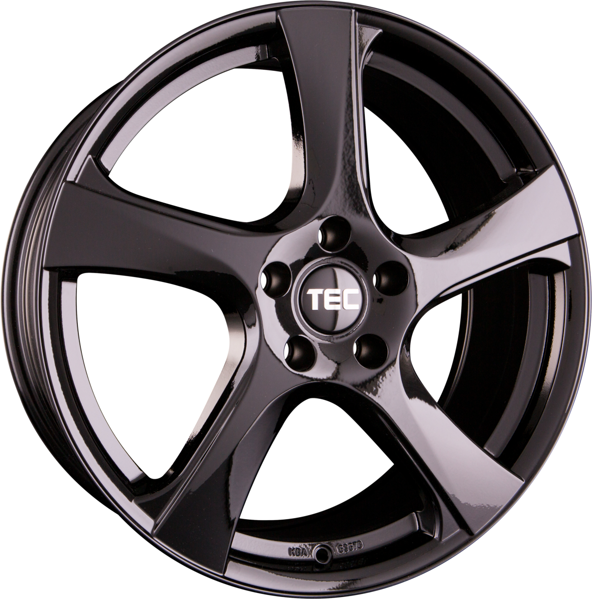 TEC Speedwheels AS5 Schwarz Glanz (BG) Alufelge 7.5x18 Zoll ET38 LK 5x110 ML65.1 – Bild 2