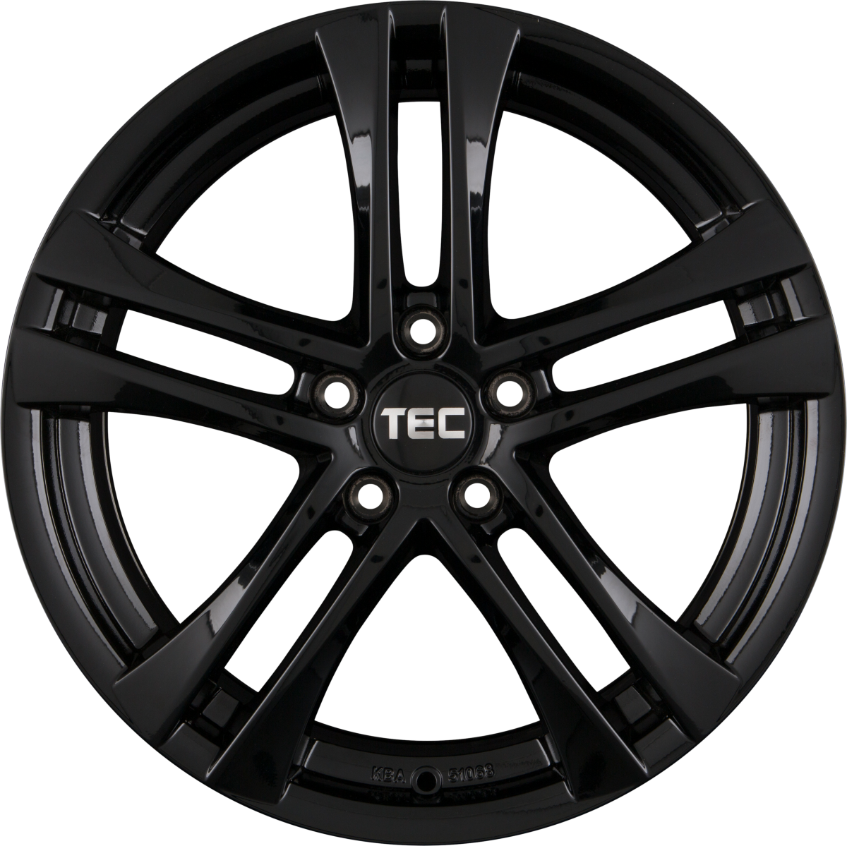 TEC Speedwheels AS4 Schwarz Glanz (BG) Alufelge 6.5x17 Zoll ET39 LK 5x112 ML66.6